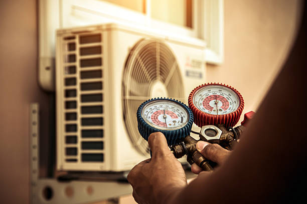 Professional Ductwork Repair technician working in Weston, PA